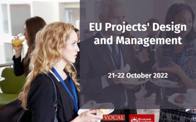 TRAINING | EU Projects’ Design and Management | 21-22 October 2022
