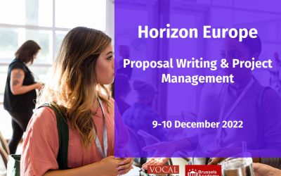 TRAINING | Proposal Writing and Project Management for EU Horizon Europe Program | 9-10 December 2022
