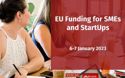 TRAINING | EU Funding Opportunities for SMEs and Start Ups: Project Design and Management | 6-7 January 2023
