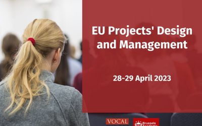 TRAINING | EU Projects’ Design and Management | 28-29 April 2023