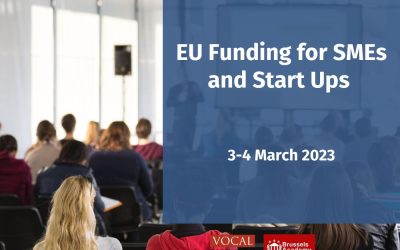TRAINING | EU Funding Opportunities for SMEs and Start Ups: Project Design and Management | 3-4 March 2023