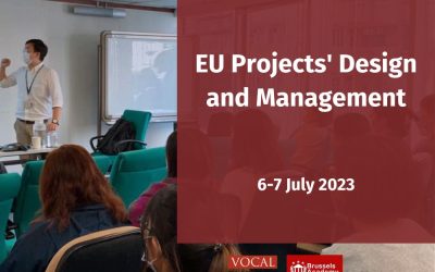 TRAINING | EU Projects’ Design and Management | 6-7 July 2023