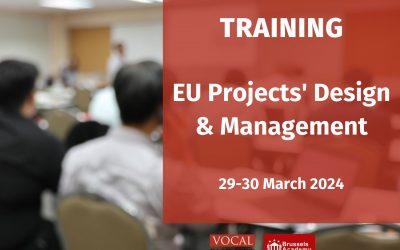 TRAINING | EU Projects’ Design and Management | 29-30 March 2024