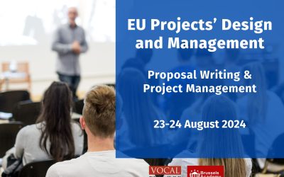 TRAINING | EU Projects’ Design and Management | 23-24 August 2024