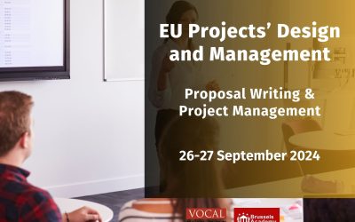 TRAINING | EU Projects’ Design and Management | 26-27 September 2024