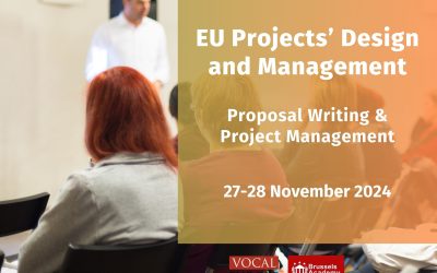 TRAINING | EU Projects’ Design and Management | 27-28 November 2024