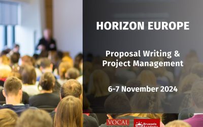 TRAINING | Proposal Writing and Project Management for EU Horizon Europe Program | 6-7 November 2024