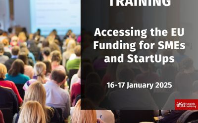 TRAINING | EU Funding Opportunities for SMEs and Start Ups: Project Design and Management | 16-17 January 2025