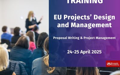 TRAINING | EU Projects’ Design and Management | 24-25 April 2025